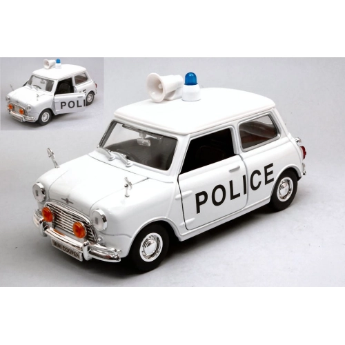 MINI COOPER CLASSIC 1961 UK POLICE 1:18 MotorMax Forze dell'Ordine Modellino