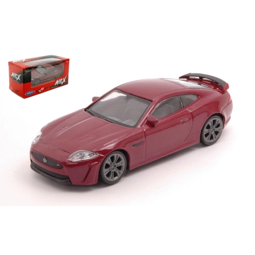 JAGUAR XKR-S 2011 PRUNE-RED 1:43 Welly Auto Stradali Modellino