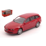 ALFA ROMEO 159 SPORTWAGON 2005 RED 1:43 Welly Auto Stradali Modellino