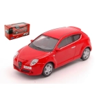 ALFA ROMEO MITO 2008 RED 1:43 Welly Auto Stradali Modellino