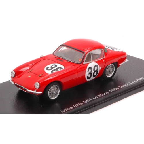 LOTUS ELITE N.38 LE MANS 1959 J.F.MALLE-J.C.VIDILLES 1:43 Spark Model Auto Competizione Modellino