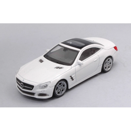 MERCEDES SL500 2012 WHITE 1:43 Welly Auto Stradali Modellino