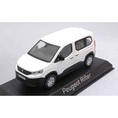 PEUGEOT RIFTER 2018 WHITE 1:43 Norev Auto Stradali Modellino