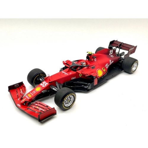 FERRARI SF21 N.55 BRITISH GP 2021 CARLOS SAINZ JR.1:18 Looksmart Formula 1 Modellino
