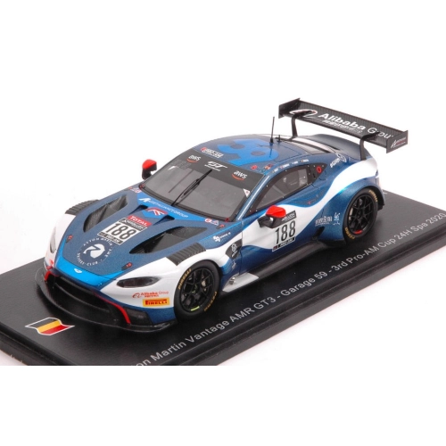 ASTON MARTIN VANTAGE GT3 N.188 3rd PRO-AM 24H SPA 2020 A.WEST-C.GOODWIN-J.ADAM-M.MARTIN 1:43 Spark Model Auto Competizione Modellino