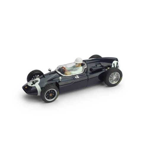 COOPER STIRLING MOSS 1959 N.14 WINNER ITALY GP + PILOTA 1:43 Brumm Formula 1 Modellino