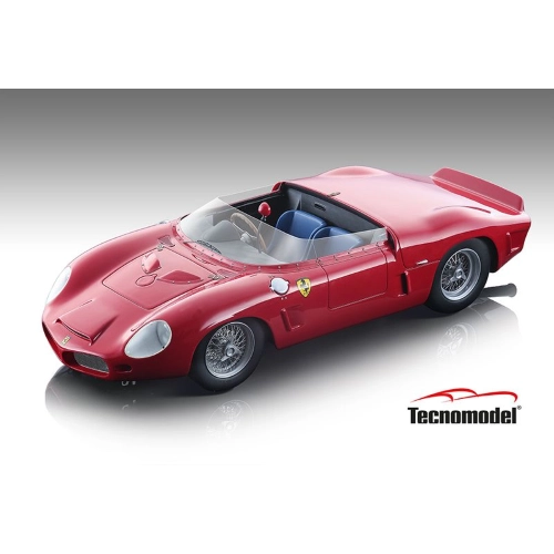 FERRARI DINO 246 SP SPIDER PRESS RED 1962 1:18 Tecnomodel Auto Stradali Modellino