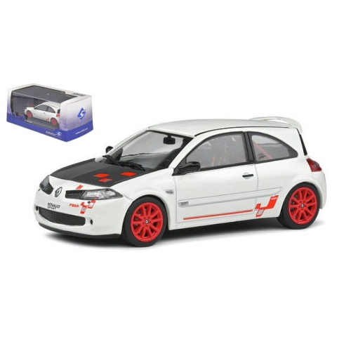 RENAULT MEGANE R26R 2009 WHITE 1:43 Solido Auto Stradali Modellino