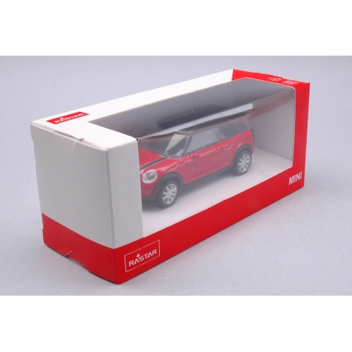 MINI CLUBMAN 2007 RED 1:43 Rastar Auto Stradali Modellino