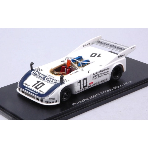 PORSCHE 908/3 N.10 500 KM DIJON 1976 B.WOLLEK-H.GODEL 1:43 Spark Model Auto Competizione Modellino