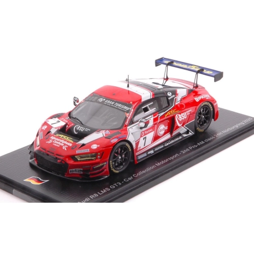 AUDI R8 GT3 N.7 2nd PRO-AM 24H NURBURGRING 2020 DONTJE-ORTMANN-NIEDERHAUSER 1:43 Spark Model Auto Competizione Modellino