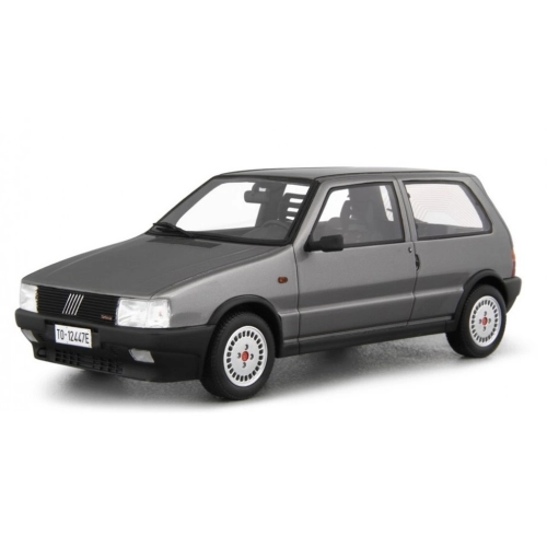 FIAT UNO TURBO I.E.1985 METALLIC GREY 1:18 Laudo Racing Auto Stradali Modellino