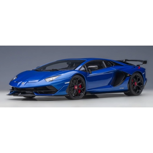 LAMBORGHINI AVENTADOR SVJ 2019 METALLIC BLUE 1:18 AutoArt Auto Stradali Modellino