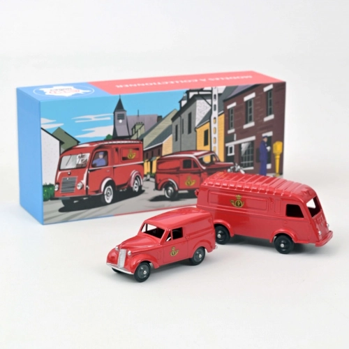 RENAULT 1000KGS VAN + DAUPHINOISE VAN BELGIAN POST PACK 1953 1:43 Norev Camion Modellino