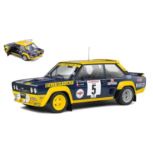 FIAT 131 ABARTH N.5 TOUR DE CORSE 1977 DARNICHE/MAHE 1:18 Solido Auto Rally Modellino