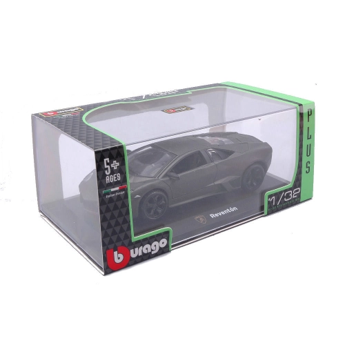LAMBORGHINI REVENTON 2007 MATT BLACK 1:32 Burago Auto Stradali Modellino