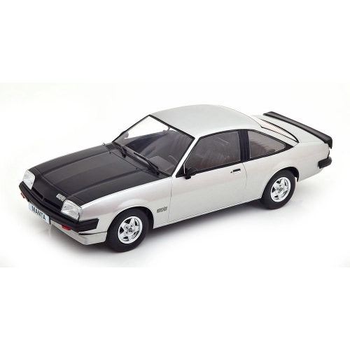 OPEL MANTA B GT/E 1980 SILVER/BLACK 1:18 ModelCarGroup Auto Stradali Modellino