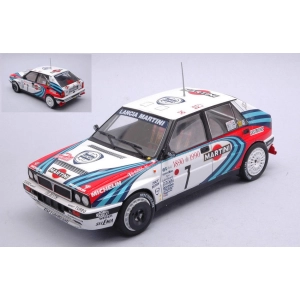 LANCIA DELTA INTEGRALE 16V N.7 WINNER MONTE CARLO 1989 AURIOL-OCCELLI 1:24 Ixo Model Auto Rally Modellino