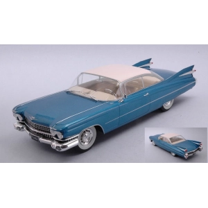CADILLAC ELDORADO 1959 METALLIC BLUE WHITE 1:24 Whitebox Auto Stradali Modellino