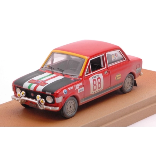 FIAT 128 RALLY N.88 RALLY ISOLA D'ELBA 1972 SANTACROCE-VERSI 1:43 Rio Auto Rally Modellino