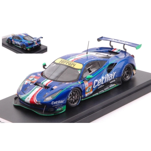 FERRARI 488 GTE EVO N.47 LMGTE 24H LE MANS 2021 LACORTE-SERNAGIOTTO-FUOCO1:43 Looksmart Auto Competizione Modellino