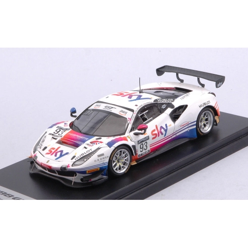 FERRARI 488 GT3 EVO N.93 24H SPA 2020 FROG./CHEEV./FISICHELLA 1:43 Looksmart Auto Competizione Modellino