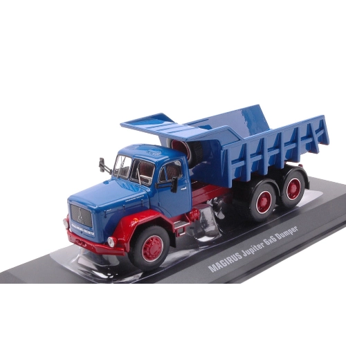 MAGIRUS JUPITER 6x6 1964 TRUCK CASSONE RIBALTABILE 3-ASSI 1:43 Ixo Model Camion Modellino