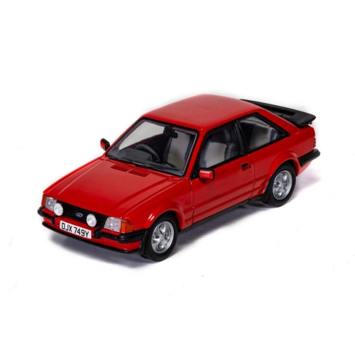 FORD ESCORT MK3 XR31 SUNBURST 1983 RED 1:43 Vanguards Auto Stradali Modellino