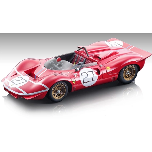 FERRARI 350 P4 CAN AM N.27 LAGUNA SECA 1967 G.WILLIAMS 1:18 Tecnomodel Auto Competizione Modellino