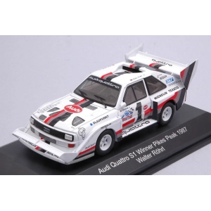 AUDI QUATTRO S1 N.1 WINNER PIKES PEAK 1987 WALTER ROHRL 1:43 CMR Classic Model Replicars Auto Rally Modellino