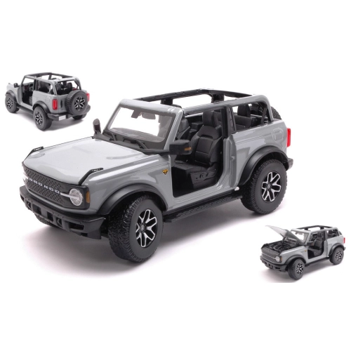 FORD BRONCO 2021 MOUSE GREY 1:18 Maisto Auto Stradali Modellino