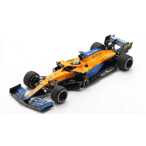 MC LAREN MCL35M DANIEL RICCIARDO 2021 N.3 WINNER ITALY GP WITH PIT BOARD 1:18 Spark Model Formula 1 Modellino