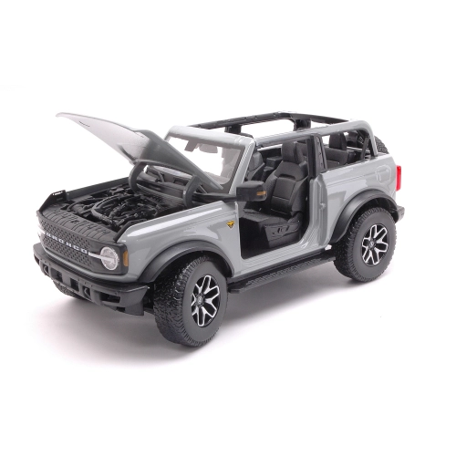 FORD BRONCO 2021 MOUSE GREY 1:18 Maisto Auto Stradali Modellino