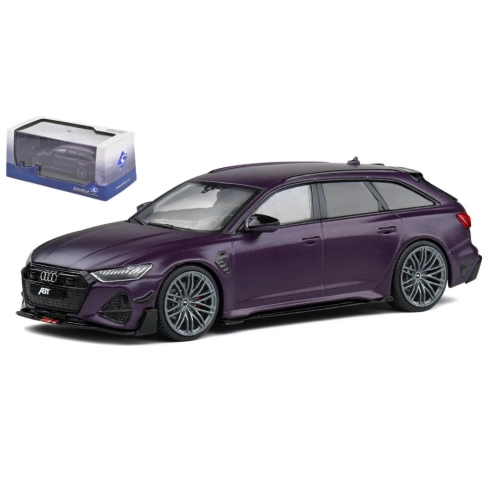 AUDI RS6-R AVANT ABT 2020 PURPLE 1:43 Solido Auto Stradali Modellino