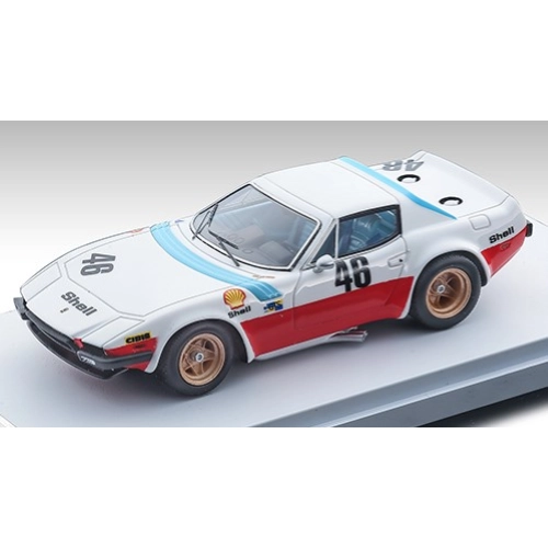 FERRARI GTB/4 MICHELOTTI TEAM NART N.46 LE MANS 1975 CARLO FACETTI 1:43 Tecnomodel Auto Competizione Modellino