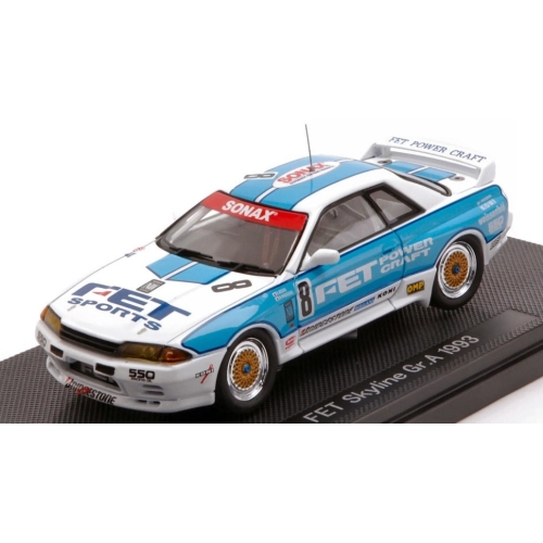 FET SKYLINE N.8 Gr.A 1993 K.MISAKI-N.NAGASAKA 1:43 Ebbro Auto Competizione Modellino