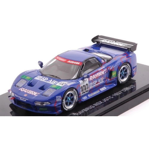 RAYBRIG NSX N.100 JGTC 1997 T.KUNIMITSU-I.AKIRA DEBUT Rd.2 FUJI 1:43 Ebbro Auto Competizione Modellino