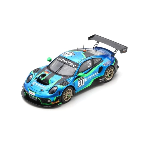 PORSCHE 911 GT3 N.21 24H SPA 2021 MULLER-LIETZ-ESTRE 1:43 Spark Model Auto Competizione Modellino