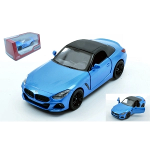 BMW Z4 2019 WITH CLOSED SOFT TOP BLUE BOX cm 12 Kinsmart Modellismo Giocattolo Modellino