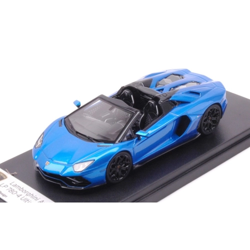 LAMBORGHINI AVENTADOR ULTIMAE ROADSTER 2021 BLU TAWARET 1:43 Looksmart Auto Stradali Modellino