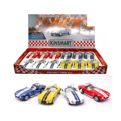 SHELBY COBRA 427 S/C 1965 cm 12 (1 Modellino a Scelta) 1:32 Kinsmart Modellismo Giocattolo Modellino