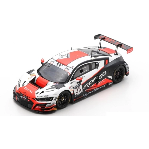 AUDI R8 GT3 N.33 24H SPA 2020 BREUKERS-HALL-GOETHE 1:43 Spark Model Auto Competizione Modellino
