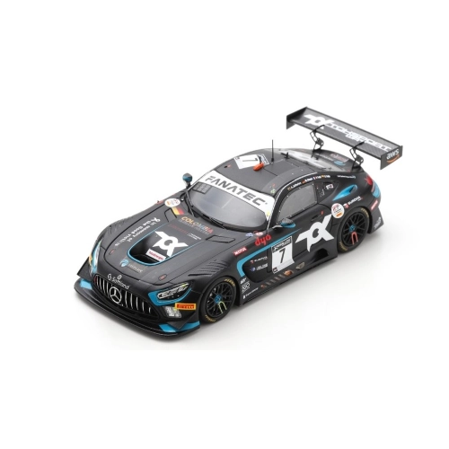 MERCEDES GT3 N.7 2nd SIILVER CLASS 24H SPA 2021 PETITI-JEFFERIES-TUNJO 1:43 Spark Model Auto Competizione Modellino