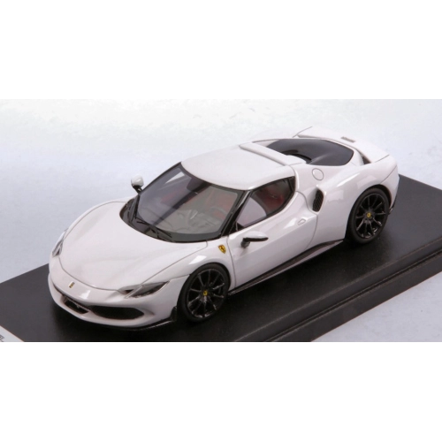 FERRARI 296 GTB HYBRID 830HP 2021 BIANCO CERVINO 1:43 Looksmart Auto Competizione Modellino