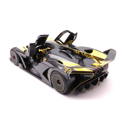 BUGATTI BOLIDE W16 8.0 FOUR-TURBO 1850hp 500km/h 2020 YELLOW 1:18 Burago Auto Stradali Modellino