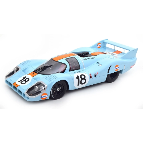 PORSCHE 917 LH 4.9L TEAM JOHN WYER N.18 LE MANS 1971 RODRIGUEZ-OLIVER 1:12 CMR Classic Model Replicars Auto Competizione Modellino