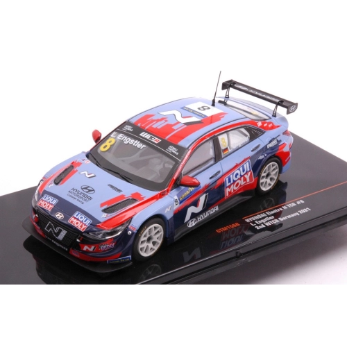 HYUNDAI ELANTRA N TCR N.8 LIQUI MOLY WTCR DEUTSCHLAND 2021 ENGSTLER 1:43 Ixo Model Auto Competizione Modellino