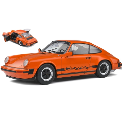 PORSCHE 911 3.0 CARRERA 1977 GULF ORANGE 1:18 Solido Auto Competizione Modellino