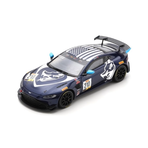 ASTON MARTIN VANTAGE GT4 N.210 100th PODIUM PIRELLI GT4 M.DINAM 1:43 Spark Model Auto Competizione Modellino