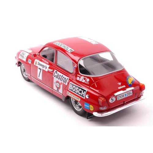 SAAB 96 V4 N.7 RALLY SWEDEN 1973 EKLUND/CARLSSON 1:18 Ixo Model Auto Rally Modellino